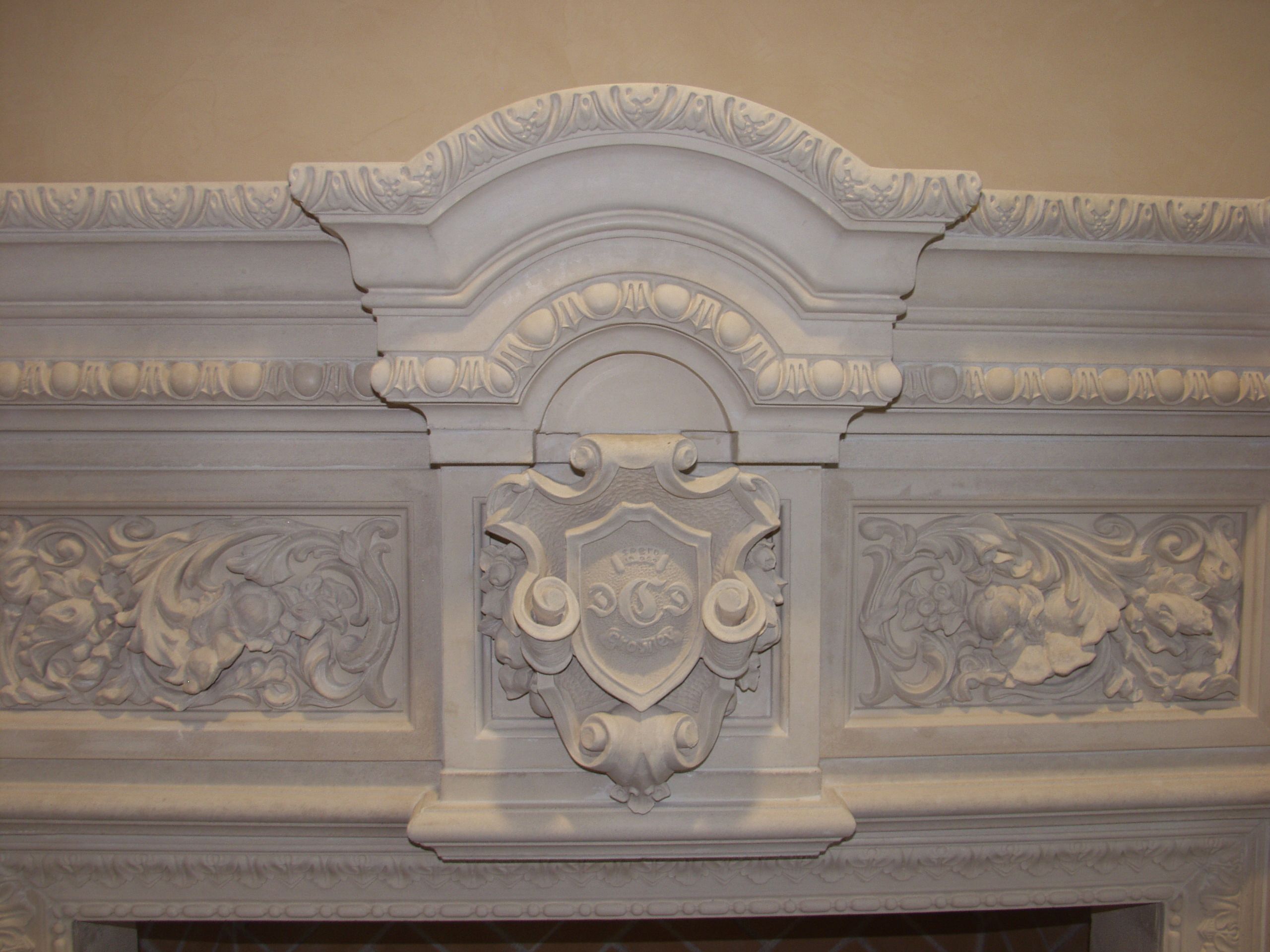 Buy Hand Made Fireplace Gfrc Concrete Fireplace Surround, made to order