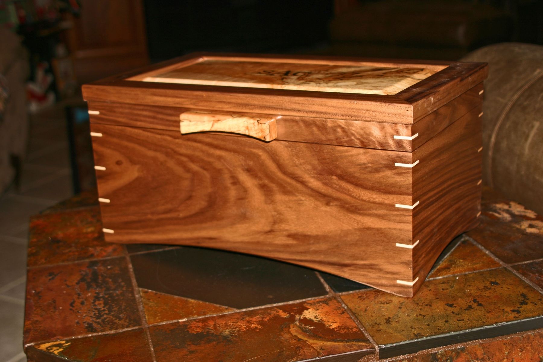 hand crafted custom humidor by carolina wood designs