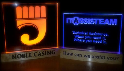 Custom Made Itassisteam Desktop L E D Sign