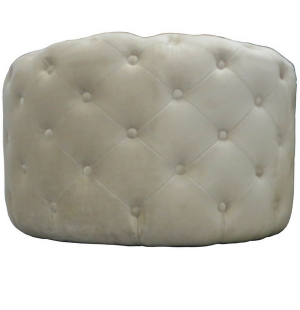 Custom Made Round Button Tufted Ottoman