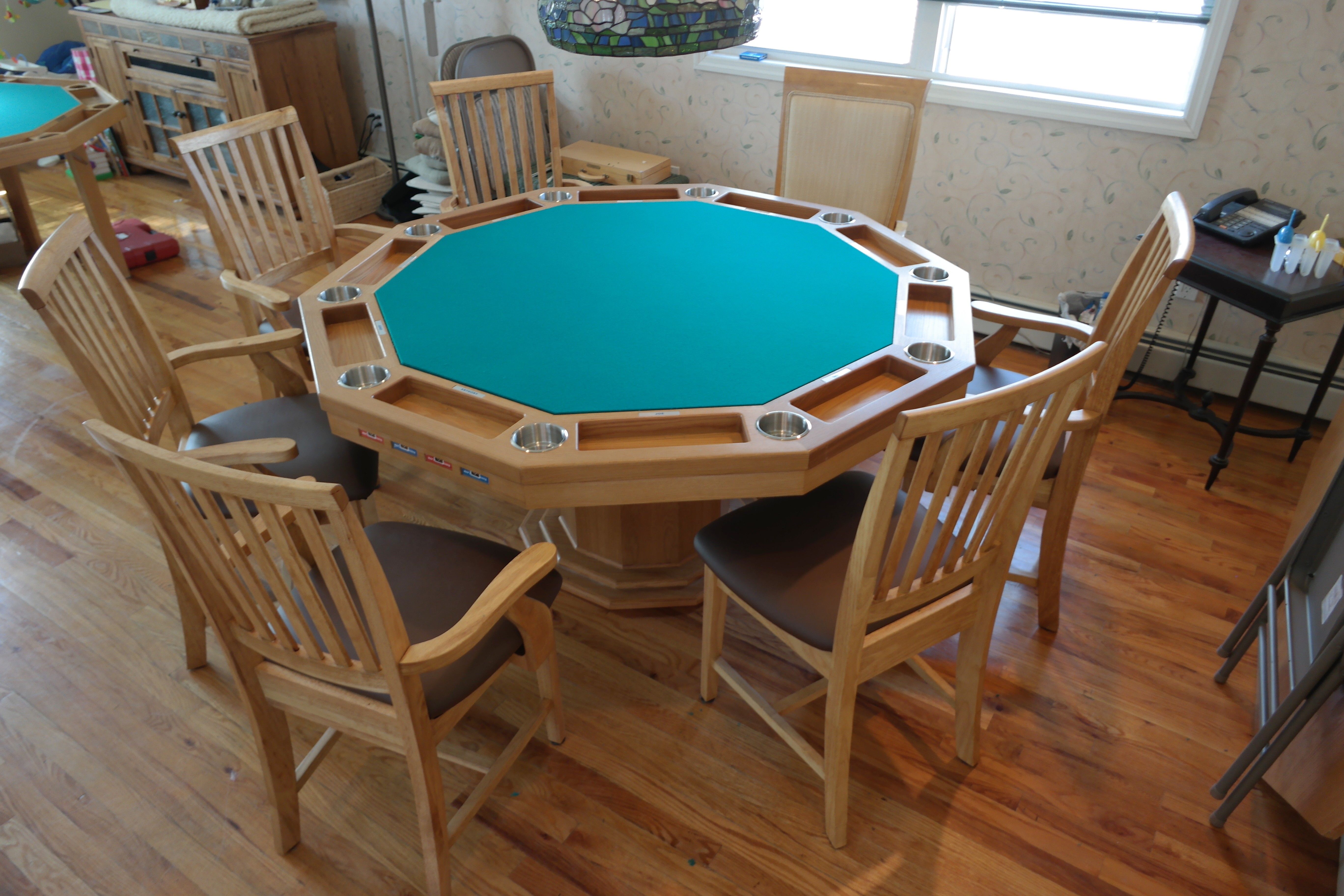 kitchen table that converts to a poker table