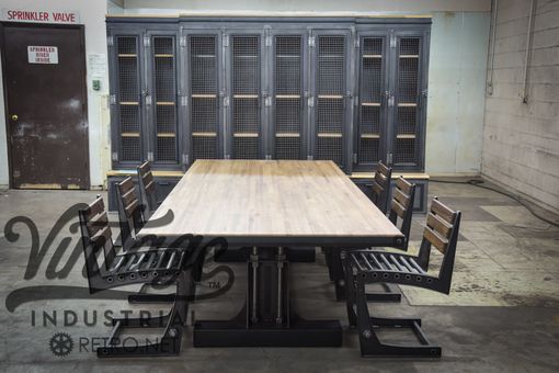 Custom Made Post Industrial Conference Table