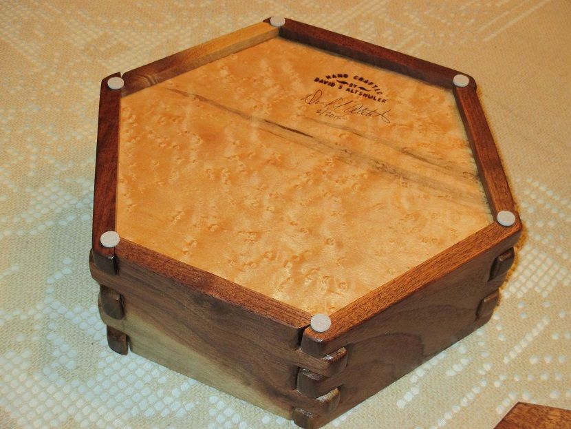 Custom Hexagon Box by Dsa Woodworking