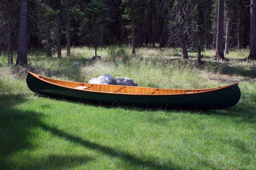 Hand Made Classic Cedar Canvas Canoes by Montana Cabinet 