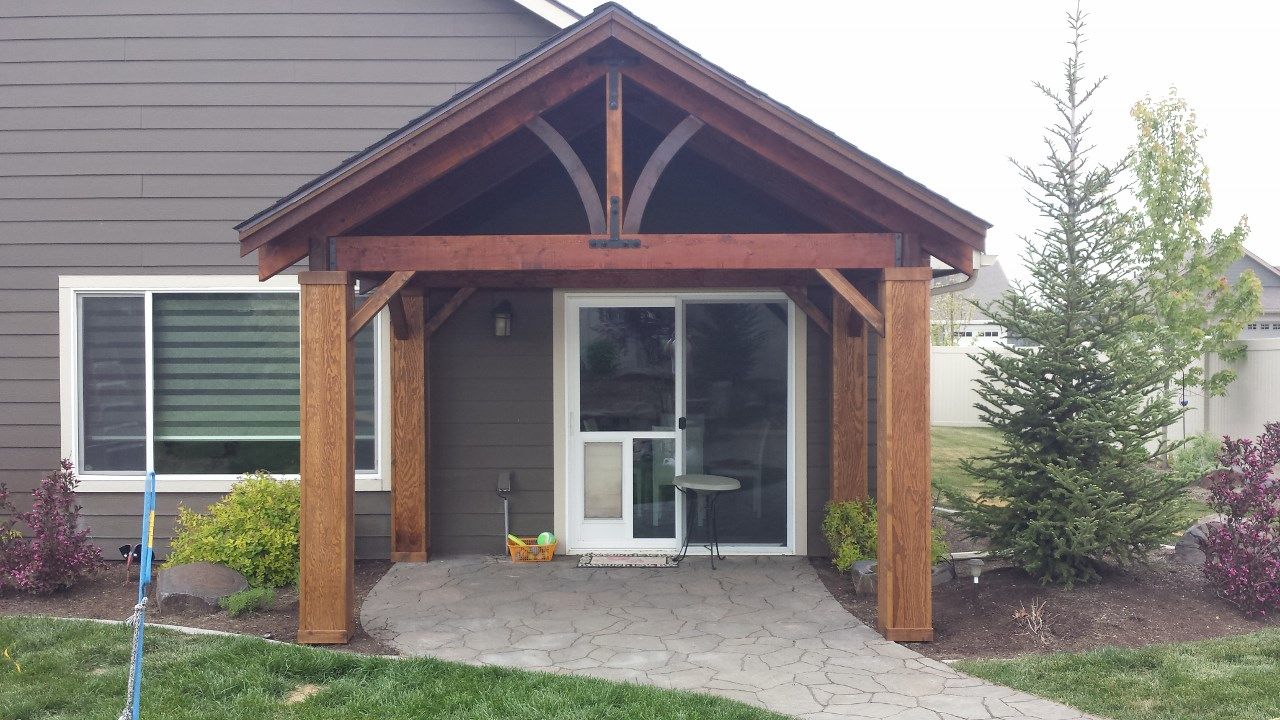 Custom Cedar Craftsman Patio Cover Kit by Bird Boyz Builders