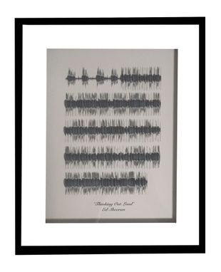 Custom Made Song Lyrics 3d Sound Wave Art; Wedding Song Display; Personalized Anniversary Gift