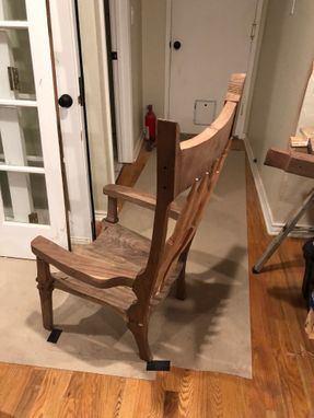 Custom Made Sam Maloof Inspired Walnut Rocking Chair