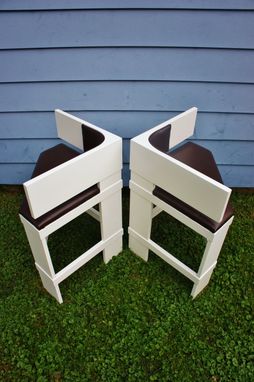 Custom Made Triangular Counter Stools