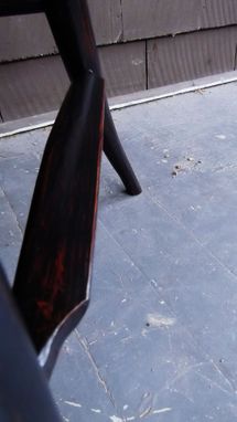 Custom Made Bar Stool Flared Leg Windsor