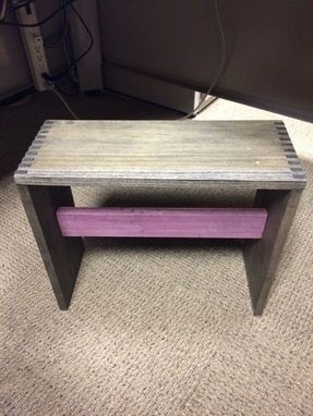 Custom Made Shaker Style Foot Stool