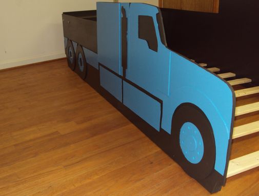 Buy a Custom Semi Tractor Truck Twin Kids Bed Frame 