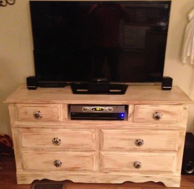 Custom Made Distressed Tv Cabinet