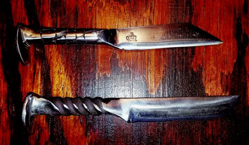 Custom Made Custom Railroad Spike Knives
