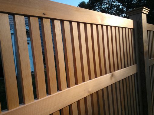 Custom Red Cedar Fence Panels by TradeCraft Custom 