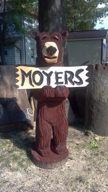 Custom Made Moyers' Chainsaw Carved Bear