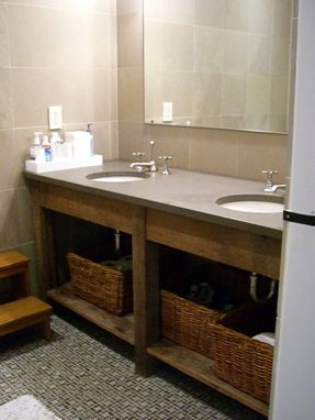 Custom Made Custom Bathroom Vanities All Using Recliamed Lumber