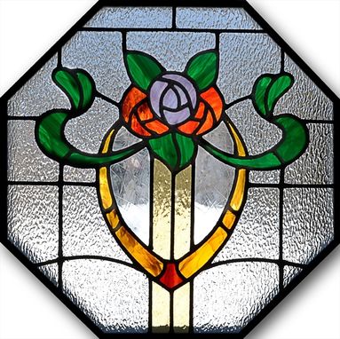 Custom Made Octagon Stained Glass Window