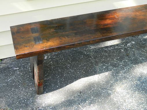 Custom Made Rustic Bench