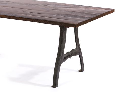 Custom Made The Williamsburg Reclaimed Wood Dining Table - Dark Walnut