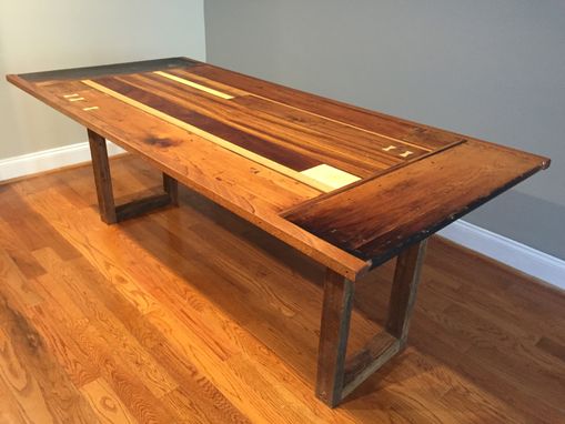 Custom Made Dining Room Table With Reclaimed Wood.