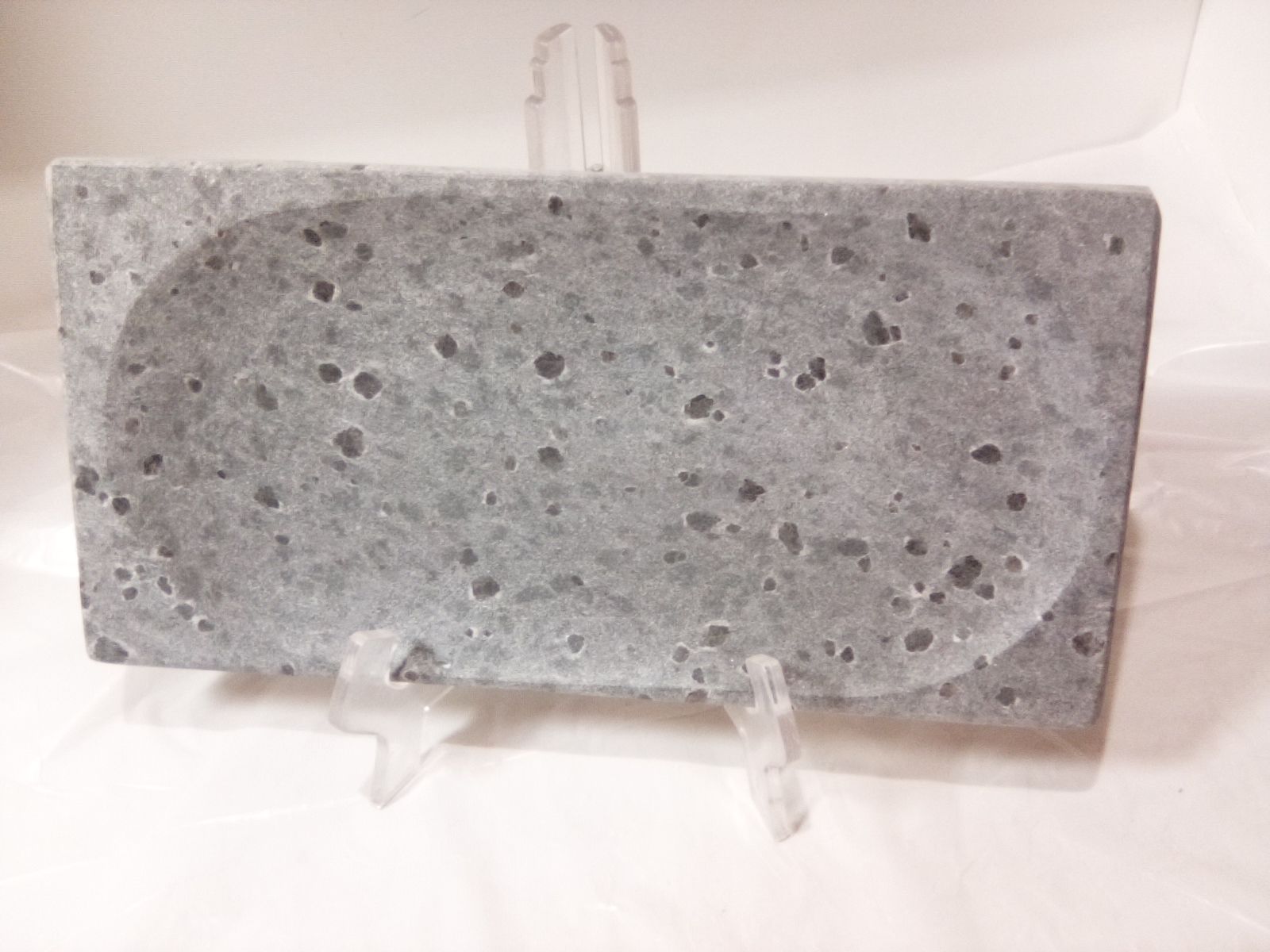 Hand Crafted Soapstone Tray/Plate 03122205 by Mark Mcquarry