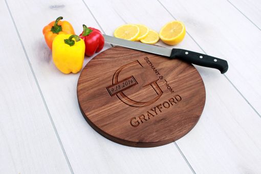 Custom Made Personalized Cutting Board, Engraved Cutting Board, Custom Wedding Gift – Cbr-Wal-Grayford