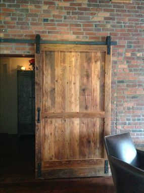 Custom Made Reclaimed Wood Barn Door / Room Divider