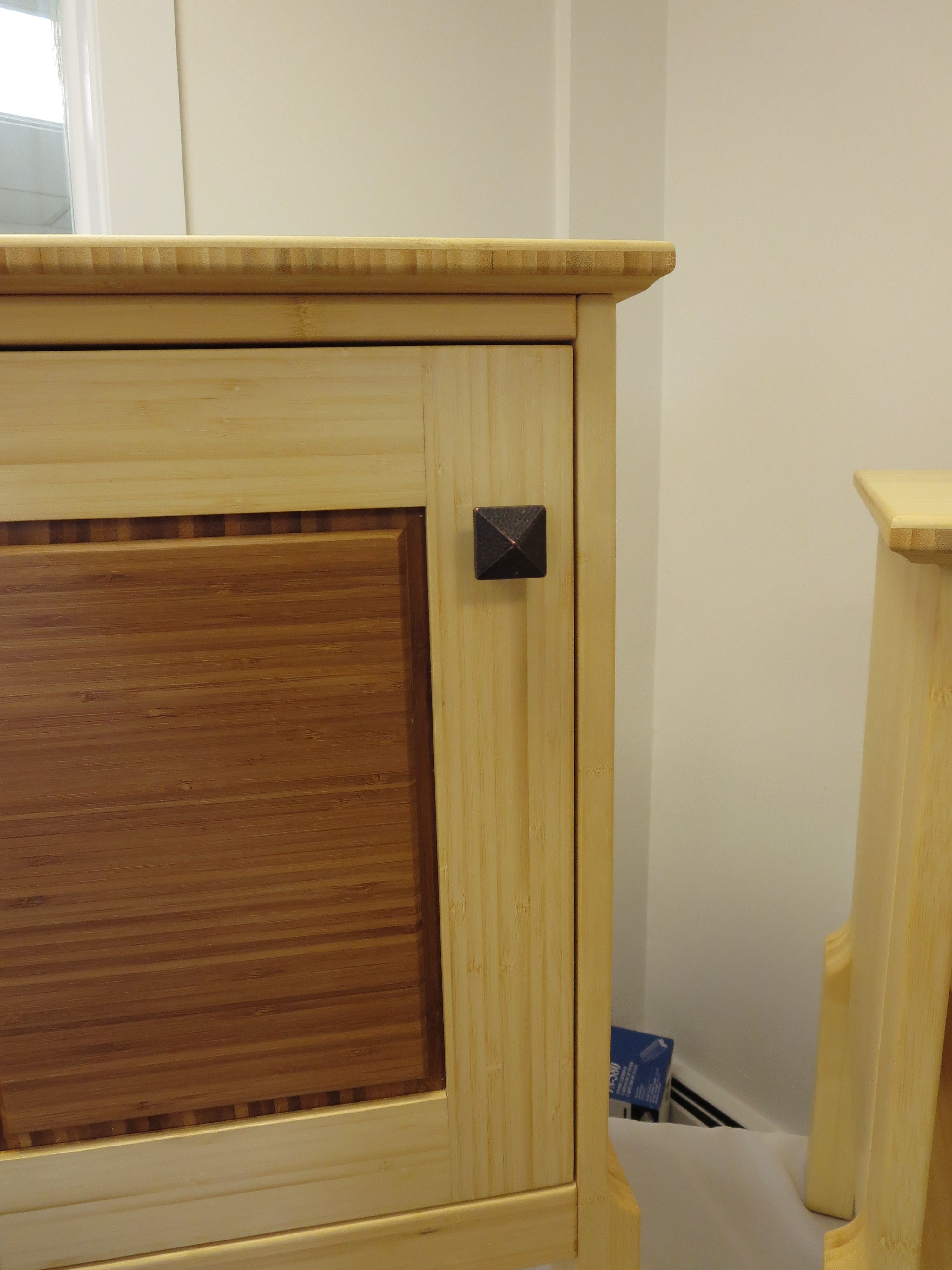 Custom Pair Of Bamboo Nightstands by Dan Fabian Custom Furniture