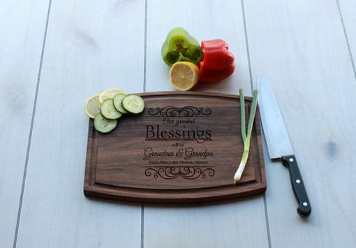 Custom Made Personalized Cutting Board, Cutting Board, Wedding Gift – Cba-Wal-Greatestblessingsgrandmagrandpa