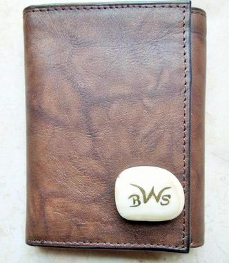 Custom Made Leather Wallet, Personalized