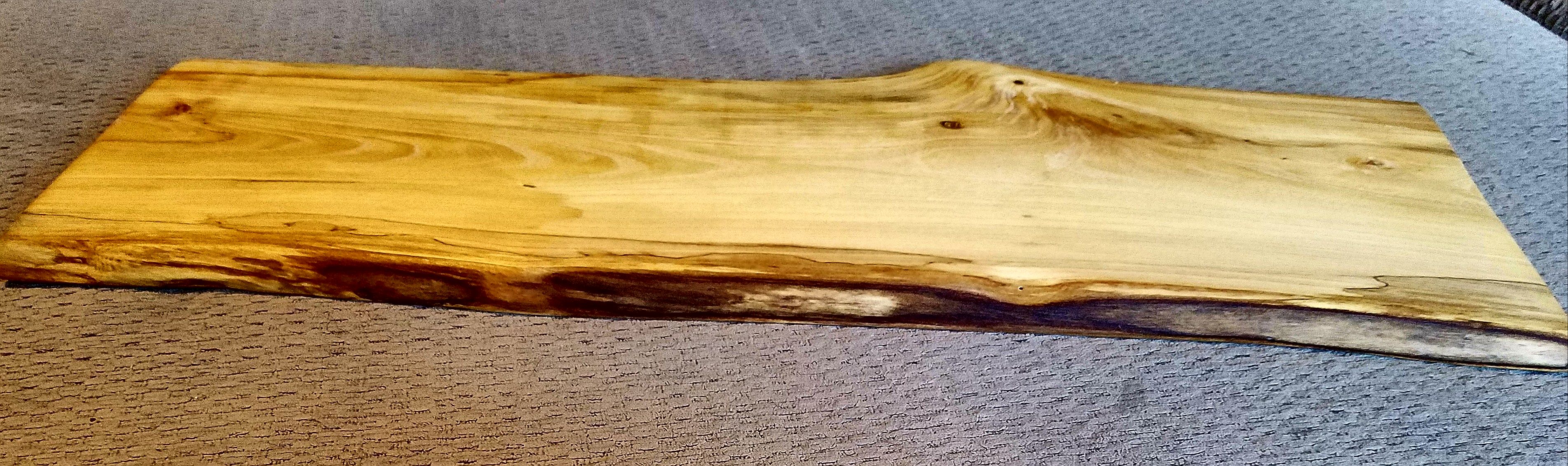 Buy Hand Crafted Live Edge Maple Cutting Board, made to order from