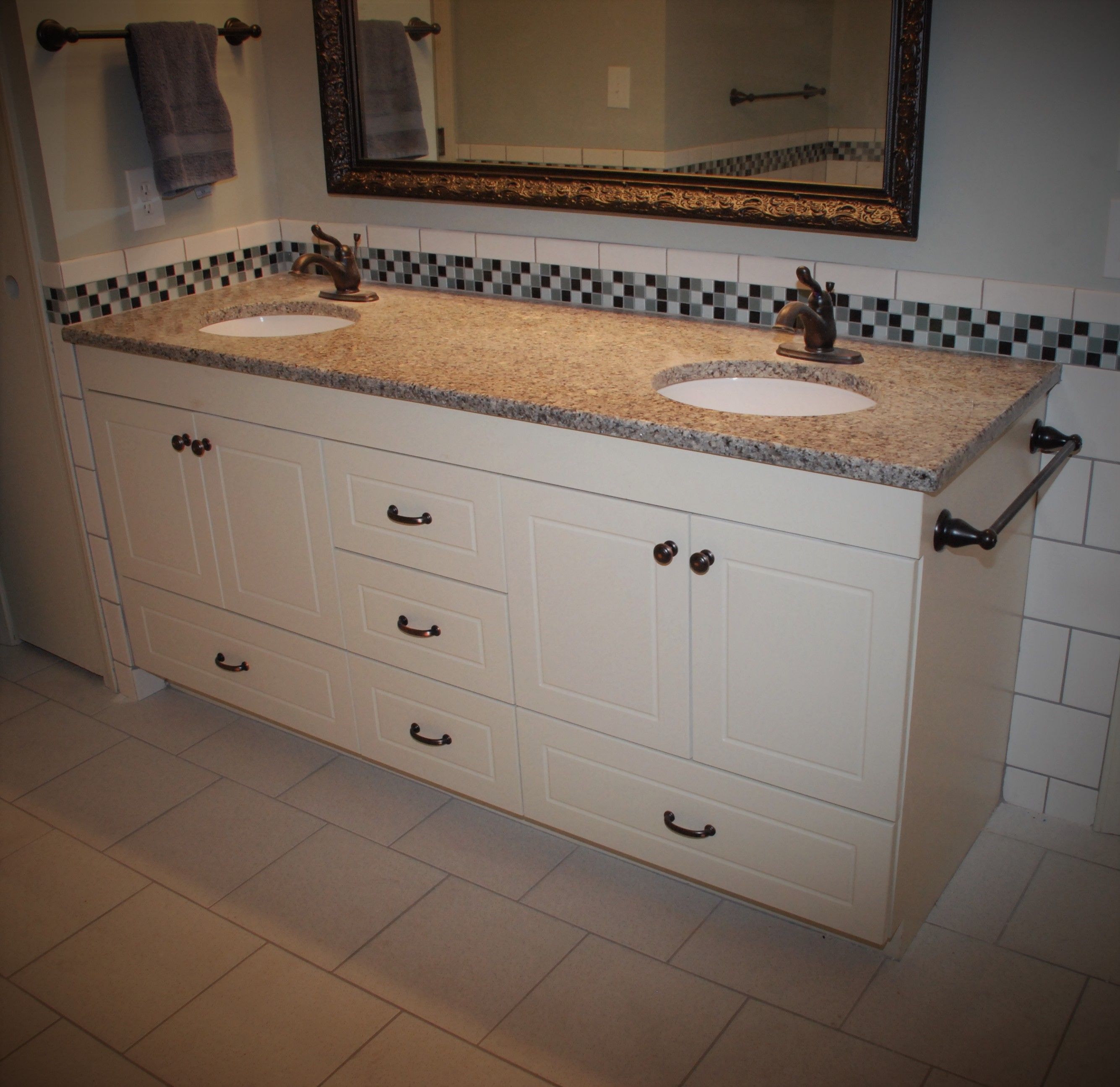 Custom Made European Bathroom Vanity by Belak Woodworking LLC