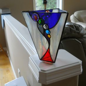 Buy Hand Made Pussy Willows In Modern Blue Vase - Stained Glass, And Flame  Worked 3d Glass Sculpture, made to order from Glass Kissin' Creations