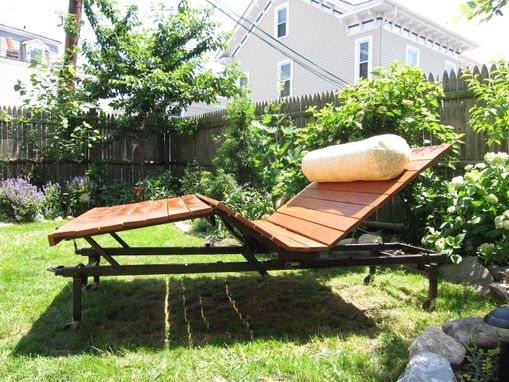 Custom Made Adjustable Double Lounger