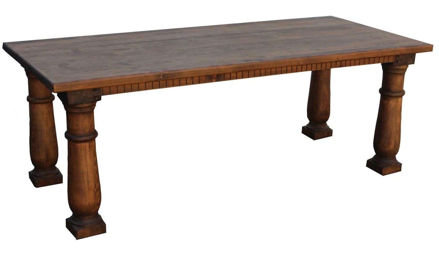 Handmade Traditional Postobello Dining Table In Reclaimed Wood by