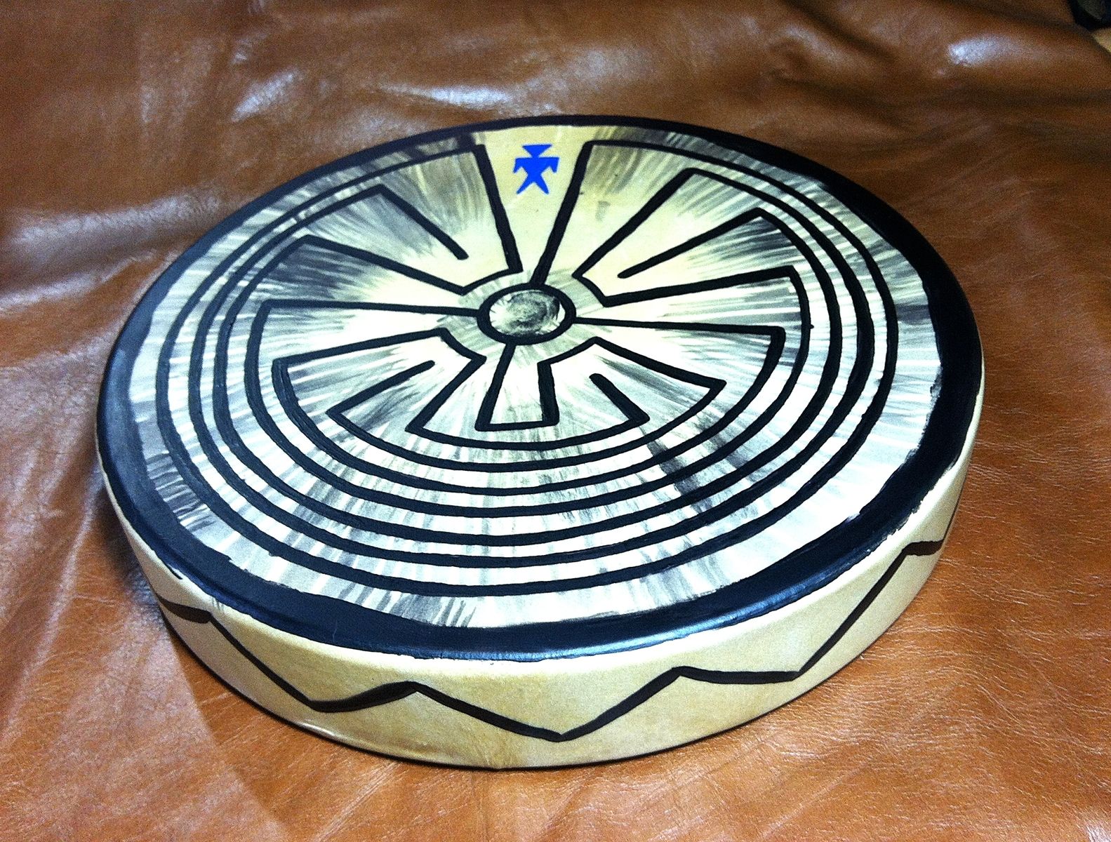 Hand Crafted Rawhide Hand Drums by Pet Portraits by Lena