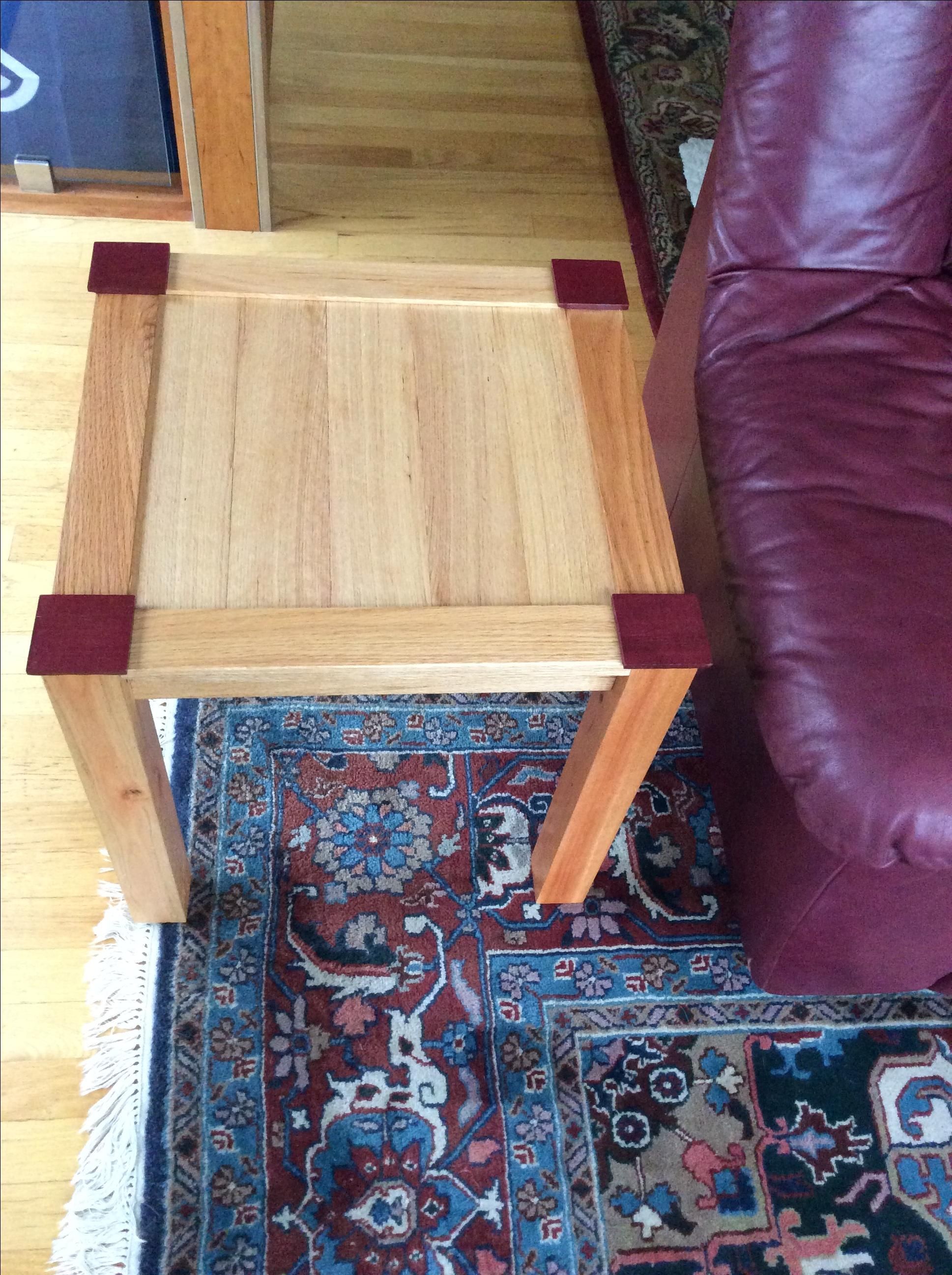 Buy Custom Made Repurposed Wooden End Table, made to order from