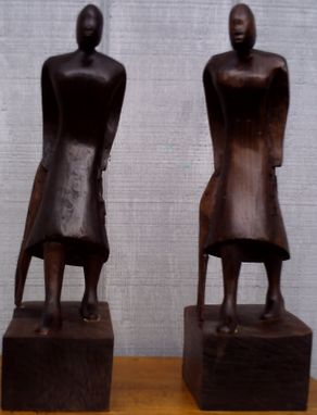 Custom Made Cara's Wood Sculpture