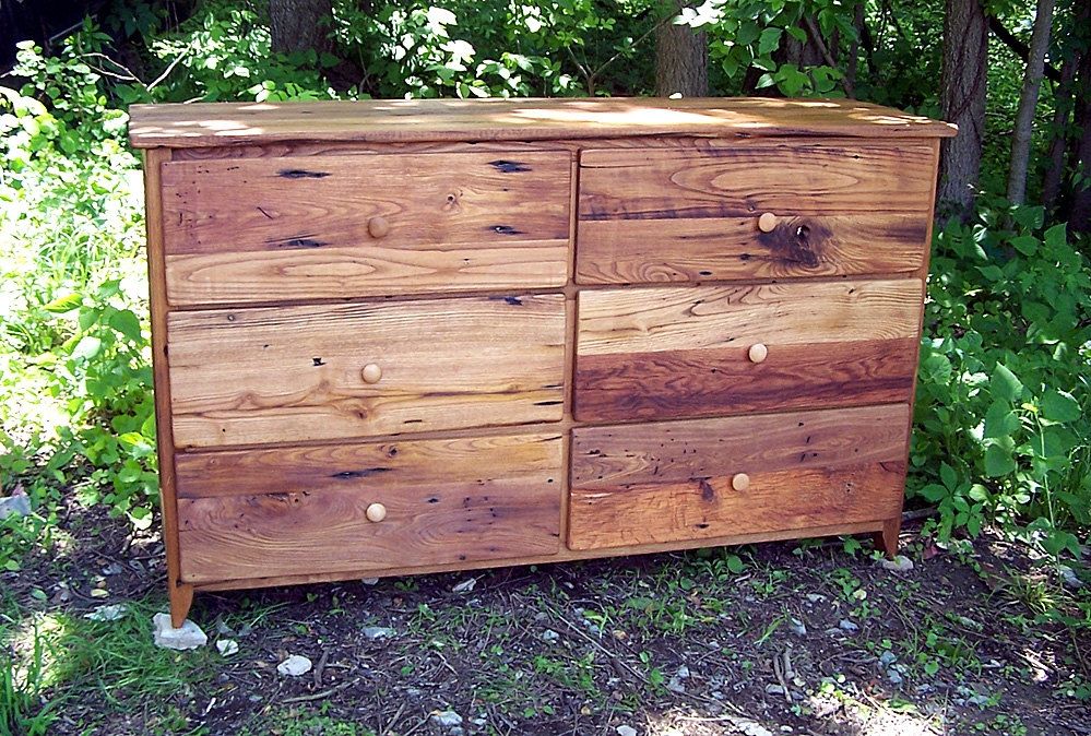 Buy Hand Made Antique Barn Wood Dresser Made From Reclaimed Wormy Chestnut Made To Order From