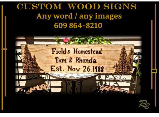 Custom Made Sign, Custom, Wood,