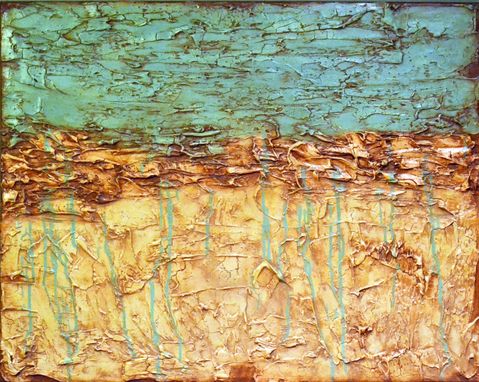 Custom Made 24x30 Original Modern Textured Contemporary Abstract Painting"Rainy Day"