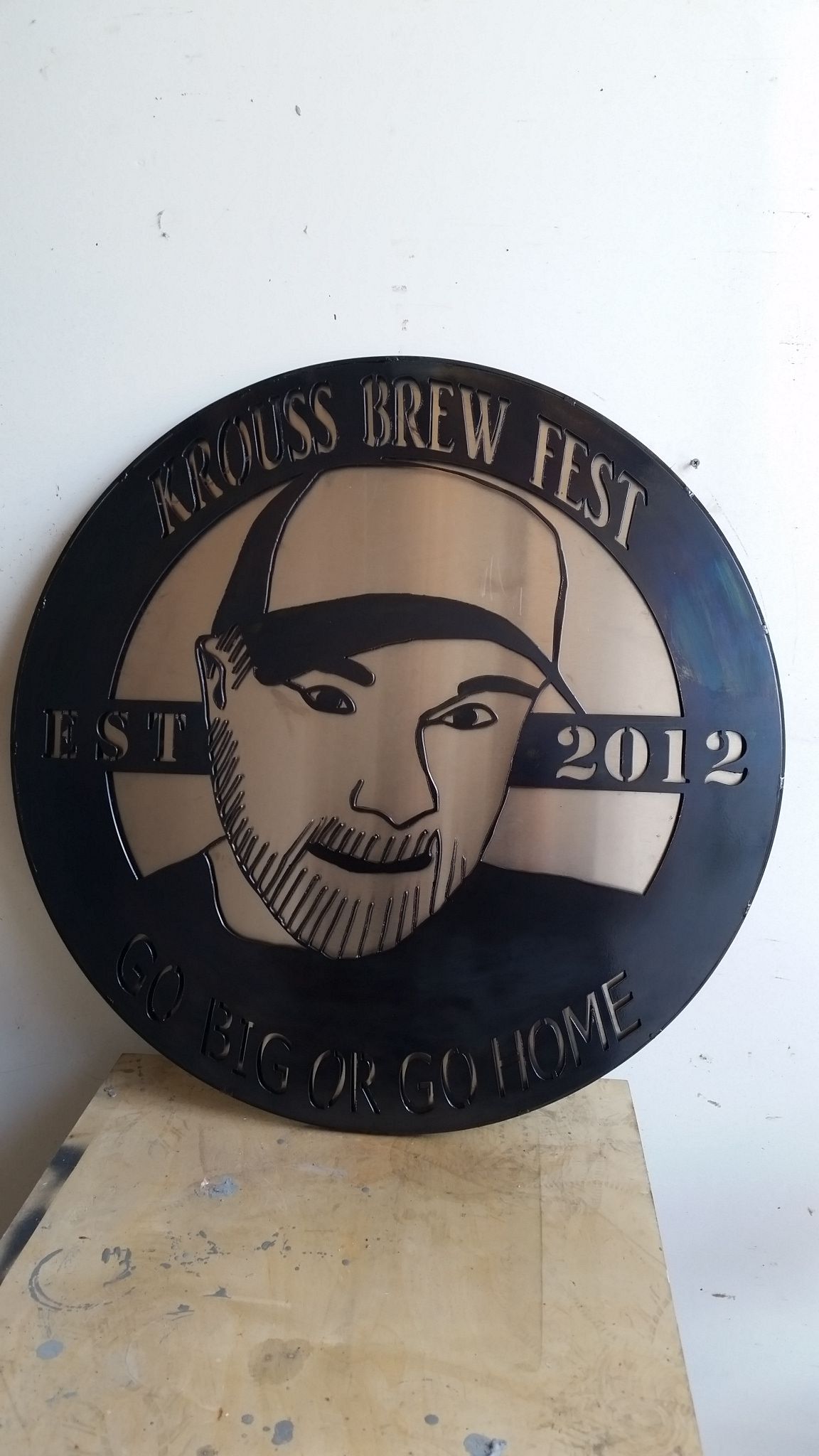 Buy Hand Made Custom Cut Metal Signs, made to order from Juno Ironcraft