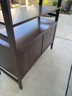 Custom Made Walnut Bookcase