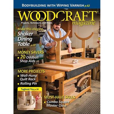 Custom Made Cherry Trestle Table - Featured In Woodcraft Magazine