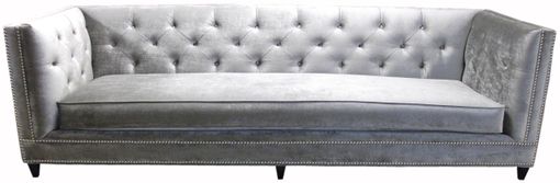 Custom Made 9' Long Tufted Sofa