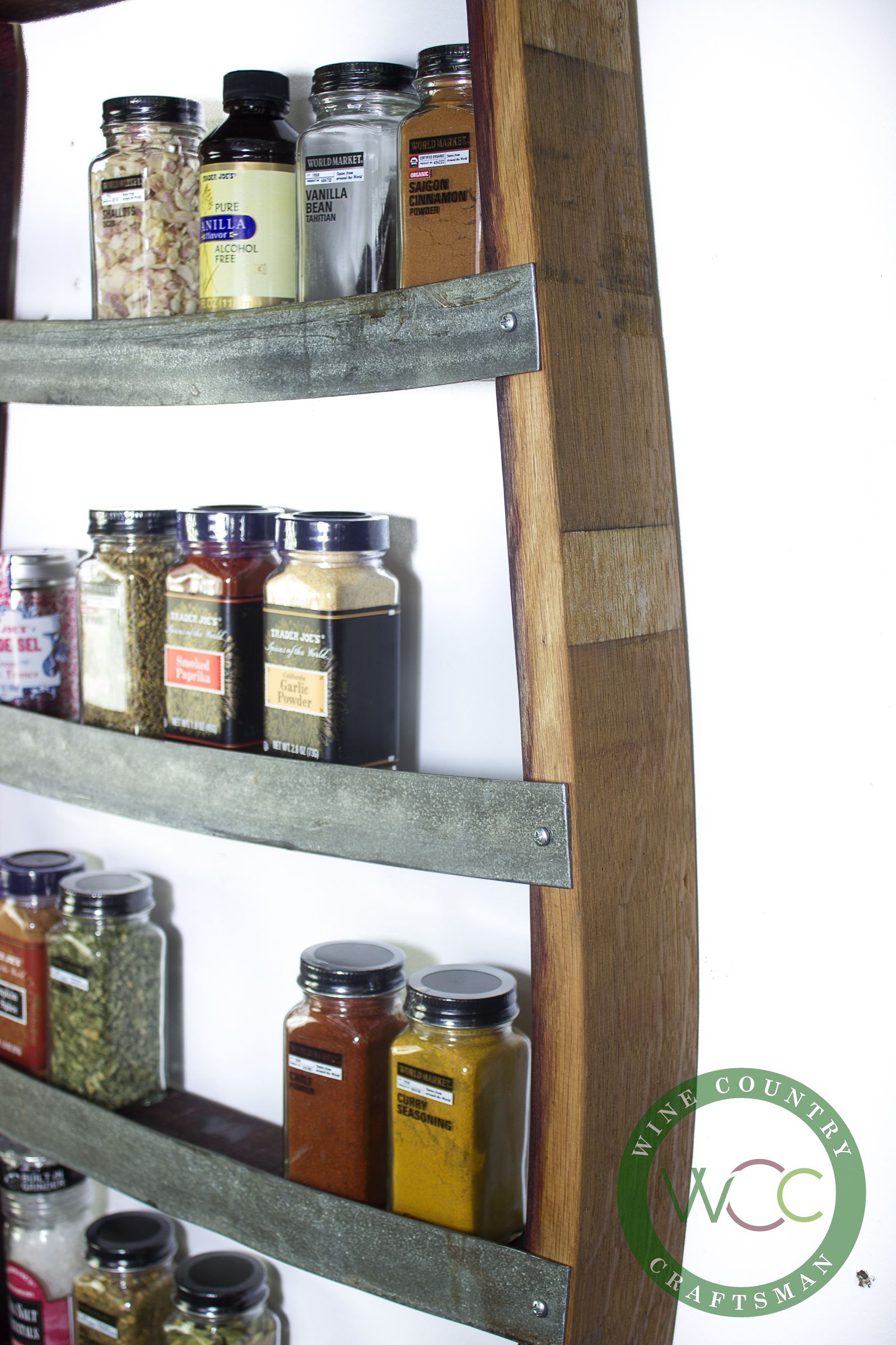 Buy Custom Wine Barrel Spice Rack Thyme Made From Retired