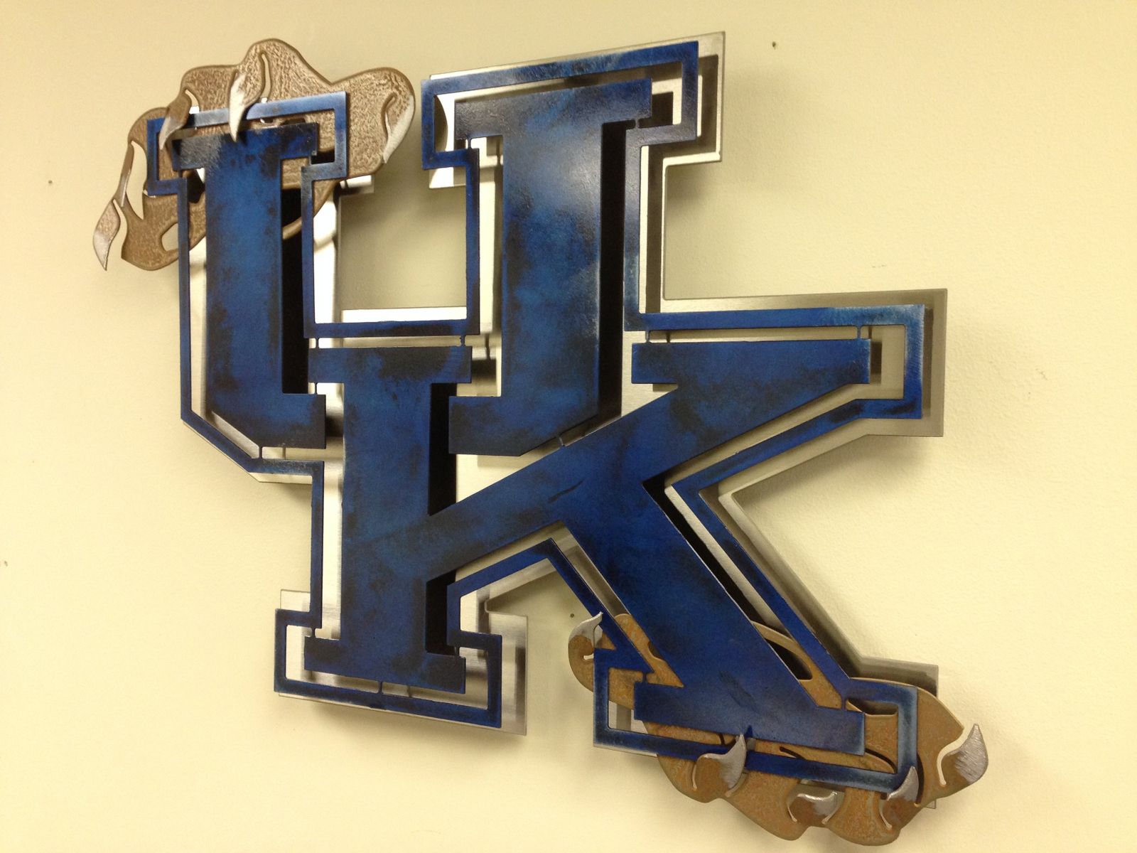 Buy Custom Made Vintage Kentucky Metal Sign, made to order from Cobalt