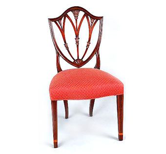 Custom Made Salem Shield Back Side Chair