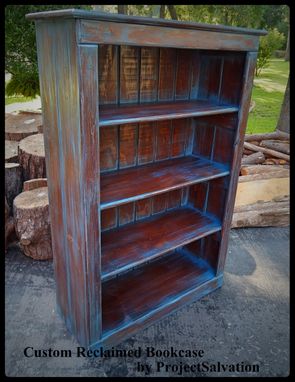 Hand Crafted Custom Reclaimed Wood Bookcase by Project ...