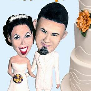 Custom Wedding Cake Toppers And Centerpieces Unique Personalized